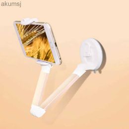 Cell Phone Mounts Holders Mobile Tablet Universal Bedside Desktop Support Creative Folding Stretching Metal Cantilever Durable Practical Yw# YQ240110