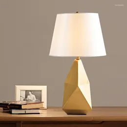 Table Lamps Modern Metal Lamp Beside For Living Room Creative Art Simple El Bedroom Bedside Club Decorative