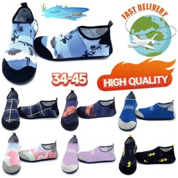 Sandals Swimming Soft Soled Anti-slip Aqua Unisex Quick-dry Surfing Breath Mesh Waters Beach Diving Sock Non-Slip Snorkeling river tracing