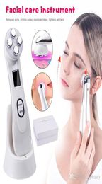 Mesotherapy Electroporation RF Radio Frequency Facial LED Pon Skin Care Device Face Lifting Eye Care Tool4302590