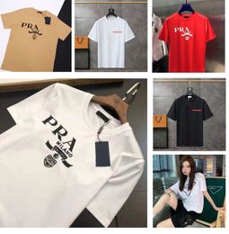 mens designer t shirt graphic tee tshirt clothes Men Women Shirts Fashion Letter Print Round Neck black white short sleeve t-shirt for men oversized clothes tee top464