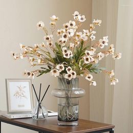 Decorative Flowers Artificial Plum Blossom Simulation Flower Year Wedding Party Fake Plants Decor Home Garden Bedrooms Table Decoration