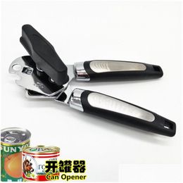 Openers 100Pcs Professional Manual Can Opener Stainless Steel Mtifunctional Beer Bottle Grip Kitchen Tool Drop Delivery Home Garden Dh71G