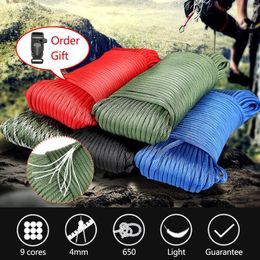 Bandanas Rope Cord 650 Parachute 102 -Spec 650lb Polyester Core 9-Strand Paracord/Parachute Feet Paracord Camping & Hiking