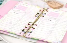 A5 A6 Notebook Index Divider For Daily Planner 40 Sheets Notepads Paper Colourful Card Papers 6 Holes4843338