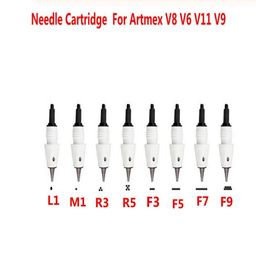 Micro Needle Cartridge for Artmex V8 V6 V11 V9 permanent makeup machine tattoo Needle Derma pen MTS PMU Skin Care1151380