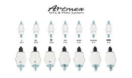 Artmex V3 V6 V8 V9 V11 Replacement Tips PMU MTS System Tattoo Needle Body Art Permanent Makeup1536216