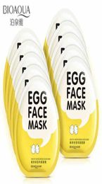 BIOAQUA Egg Facial Masks Oil Control Brighten Wrapped Mask Tender Moisturizing Face Mask Skin Care Moisturizing Mask9537187