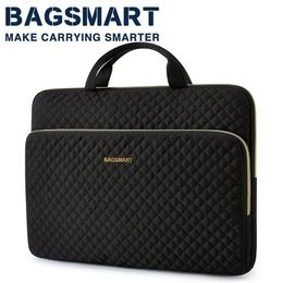 Laptop Bag for Women Sleeve Case BAGSMART Computer Handbag 133 14 156 inch Briefcases Notebook Air Pro 13 240109