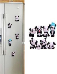 8pcs Cute Panda Magnet Fridge Sticker Room Decoration Refrigerator Magnets Souvenir Fridge Magnet Children Birthday Gift5328251