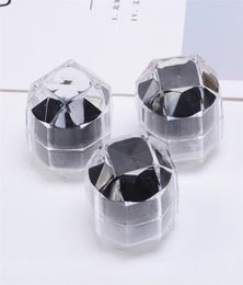 Clear Plastic Ring Earrings Display Boxes Pendant Beads Storage Organiser Boxes Package Case Gift Jewellery Box7737574