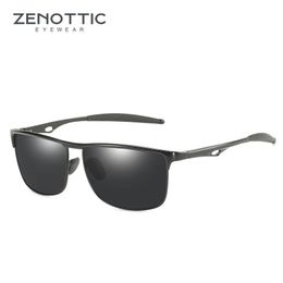 Sunglasses Zenottic Metal Men Sunglasses Polarized Uv400 Protection for Driving Fishing Hiking Golf Everyday Use