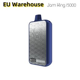 Jam King puff bar vape CKS 15000 Puffs 24ml E-Liquid 12 Flavors Disposable E Cigarette Screen Display 2% 3% 5% Mesh Coil Rechargeable Vaper 650mAh Battery
