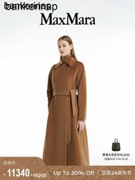 Alpaca Coat Maxmaras Wool Coat Same Material ((End Selection) MaxMara 2023 Autumn/Winter Women's Sheep 6016083306