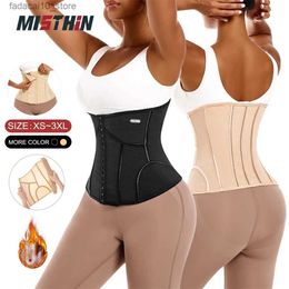 Waist Tummy Shaper MISTHIN Corset Wasit Binder Body Shaper For Women Bodysuit Slimming Sheath Flat Belly Postpartum Girdle Abdomen Control Q240110