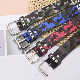 Belts Fashionable Punk Belt With Pyramid Rivets For DAILY Wear