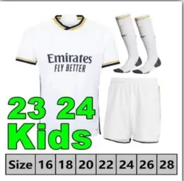 BELLINGHAM 23/24 Soccer Jerseys VINI JR MBAPPE MODRIC Fans Player 2023 2024 Football Shirt Real Madrids Rodrygo CAMAVINGA Camisetas Men Kids Kit Unif 784