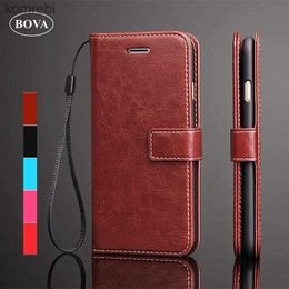 Cell Phone Cases card holder cover case for Mi A1 A2 A3 lite Phone leather case Protective Cover Retro wallet flip case business coverL240110