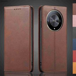 Cell Phone Cases Magnetic attraction Leather Case for Huawei Honour X9b Holster Flip Cover Case Wallet Phone Bags Fundas CoqueL240110