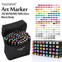 Touchfive Alcohol Based Markers 30406080168 Colour Art Markers Set Cheap Sketch Marker Pen For Draw Manga Animation Suppliers 29576250