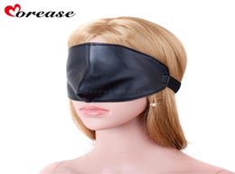 Morease Blindfold Sexy Leather Eye Mask Bdsm Restraints Fetish Slave Erotic Cosplay Bondage Adult Game Sex Toys Product S9241318117