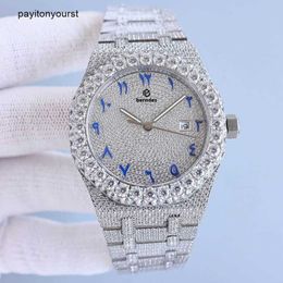 Rolaxs Watch Diamond Watches Mens Top Designer Automatic Mechanical 1200 Rhinestones Mosaic Dazzling Super Luminous Function Waterproof Design rj