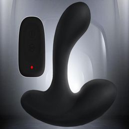 Remote Control 11 Speed Dual Motor Vibrating Silicone Anal Butt Plug Prostate Massager Vibrator Fetish Sex Products Toys For Men M6615777