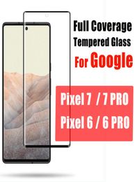 Full Coverage Dustproof Tempered Glass Phone Screen Protector For google pixel 7 7PRO 6 pro 6pro in opp bag no retail package bul1498551