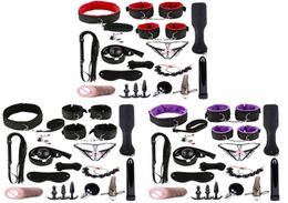 Adult Fun 18pcsSet Bed Game Play Set Binding Sex Games Toys For Couple Kits Y04067502027