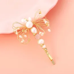 Hair Clips Fashion Butterfly Hairpin Elegant Temperament Little Girl Sweet Wind Restoring Ancient Ways Contracted Bang Clip A Word