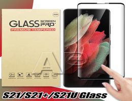 Edge Glue Screen Protectors Tempered Glass For Samsung Galaxy S23 S22 S21 S20 Ultra Note 10 9 8 Plus S10 S9 S8 S7 Edge No Package3143051