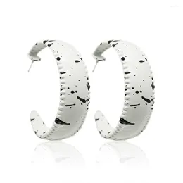 Dangle Earrings Acrylic Wide Long For Women Statement Alloy Drop Trend Colour Matching Bride Wedding Fashion Jewelry