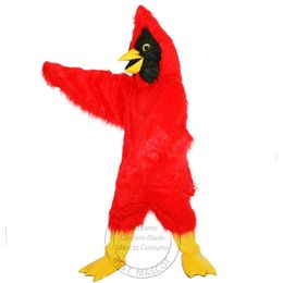 Halloween Super Cute Red Eagle Bird mascot Costume for Party Cartoon Character Mascot Sale free shipping support customization