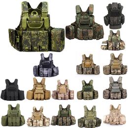 Tactical Molle Vest Outdoor Sports Outdoor Camouflage Body Armor Combat Assault Waistcoat NO06-006