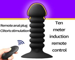 Anal Plug Bead Dildo Vibrator with Suction Cup Remote Control Butt Plug Male Prostate clitoris Massager adult sex toys for women M4089750