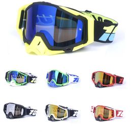 Goggles Motocross Goggles Protective Night Vision Cycling Racing Outdoor Riding Ski Helmet Goggles Cycling Glasses Motorcycle Glasses