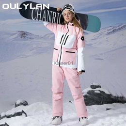 Skiing Suits Oulylan 2024 Fashion Women's Snow Wear Waterproof Ski Suit Set Snowboarding Clothing Outdoor Winter Jackets And Pants For Girl
