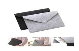 Filing Supplies Felt File A4 Computer Bag Archive Briefcase Meeting Materials Storage Button Package Laptop Drop Delivery Office S8809403