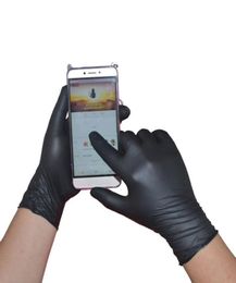 SMLXL Disposable Soft Black Latex Tattoo Gloves Nitrile Latex Sterile Permanent Tattoo Gloves Accessories2757100