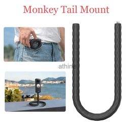 Selfie Monopods For Insta360 X3 Monkey Tail Mount Flexible Tripod Selfie Stick for Insta360 One X2 / RS / R / GO 3 2 Action Cameras Accessories YQ240110