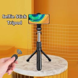 Monopods Roreta 2021 New Wireless Bluetooth Selfie Tripod Foldable Monopods for Smartphones Selfie Stick Wholesale Hot