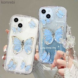 Cell Phone Cases 3D Butterfly Bracelet Chain TPU Case For Redmi Note 12 12S 11 11S 10 10S 9 9S 8 Pro A1 A2 Plus 12C 10A 10C 9A 9C 9T CoverL240110