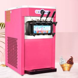 Full Automatic Desktop commercial soft ice cream machine for sale Cold system ice cream machine