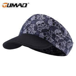 Caps Skull Sports Caps Soft Brim Sun Visor Running Cap Summer Hiking Tennis Empty Top Cycling Hat Headscarf Baseball Women Men Hats