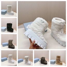 Stylist Moon Boots With Box Women Moonboots P Snow Boot Moonboot Nylon Martin Plaque Sailormoon Ankle Ski Round Designer Lace Up Shoes 46 Fashion New Style