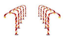 Christmas Candy Crutch Pathway Lights Xmas Cane Outdoor Yard Garden Home Decorations Light Navidad 20202118465