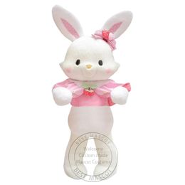 Halloween Cute Rabbit mascot Costume for Party Cartoon Character Mascot Sale free shipping support customization