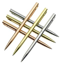 10mm Ballpoint Pen Metallic Signature Business Office Gift Pen Gold Silver Rose Gold Three Colour Optional Refill9831343