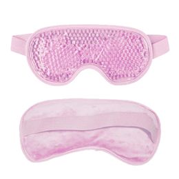 Goggles Gel Eye Mask Reusable Beads Beauty Face Eye Hot Cold Pack Mask Head Pain Compressed Soothing Sleeping Ice Goggles Sleeping Mask