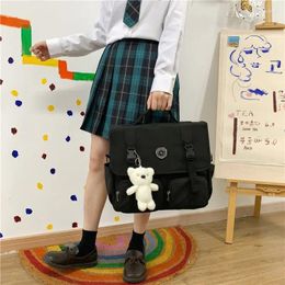 School Bags Japan Style Big Size Lolita Girl Backpack Shoulder Students Schoolbag JK Messenger Handbag Briefcase Bookbags